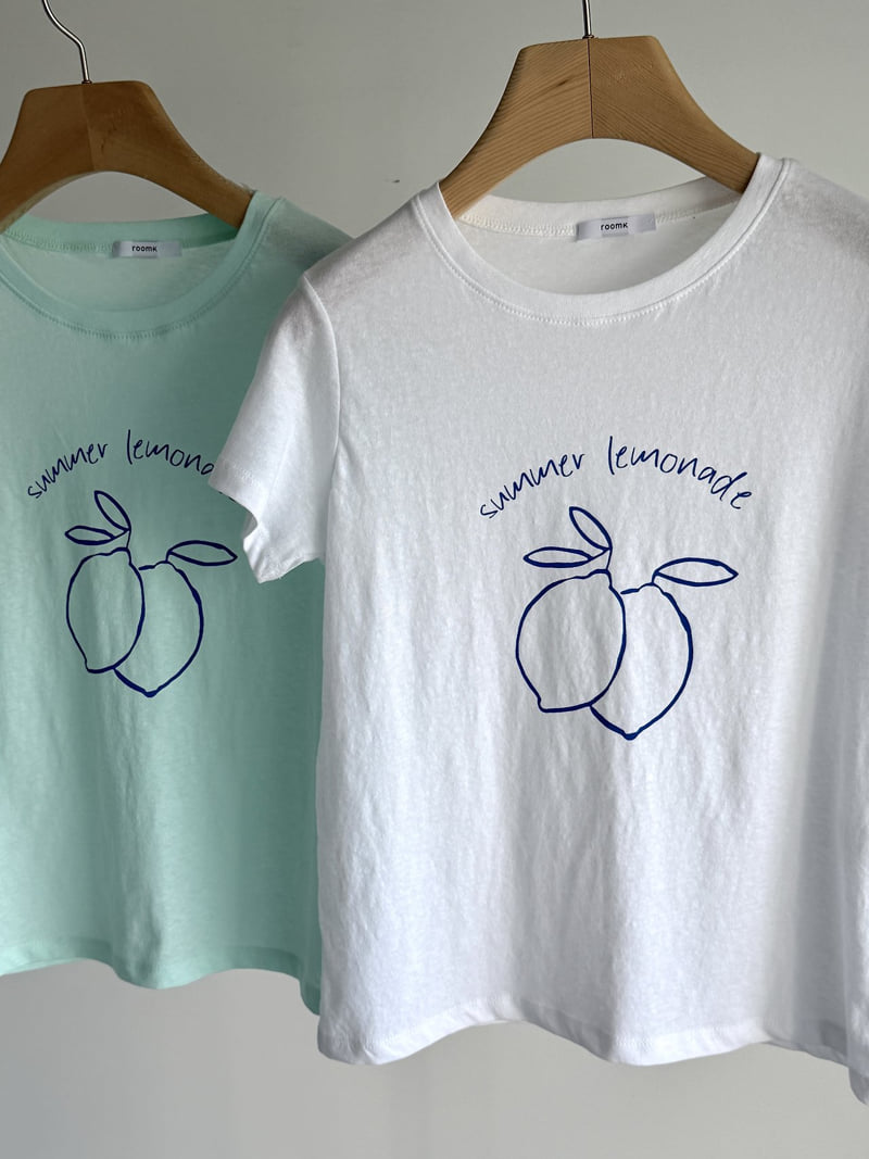 Roomk - Korean Women Fashion - #womensfashion - Lemon Tee - 5