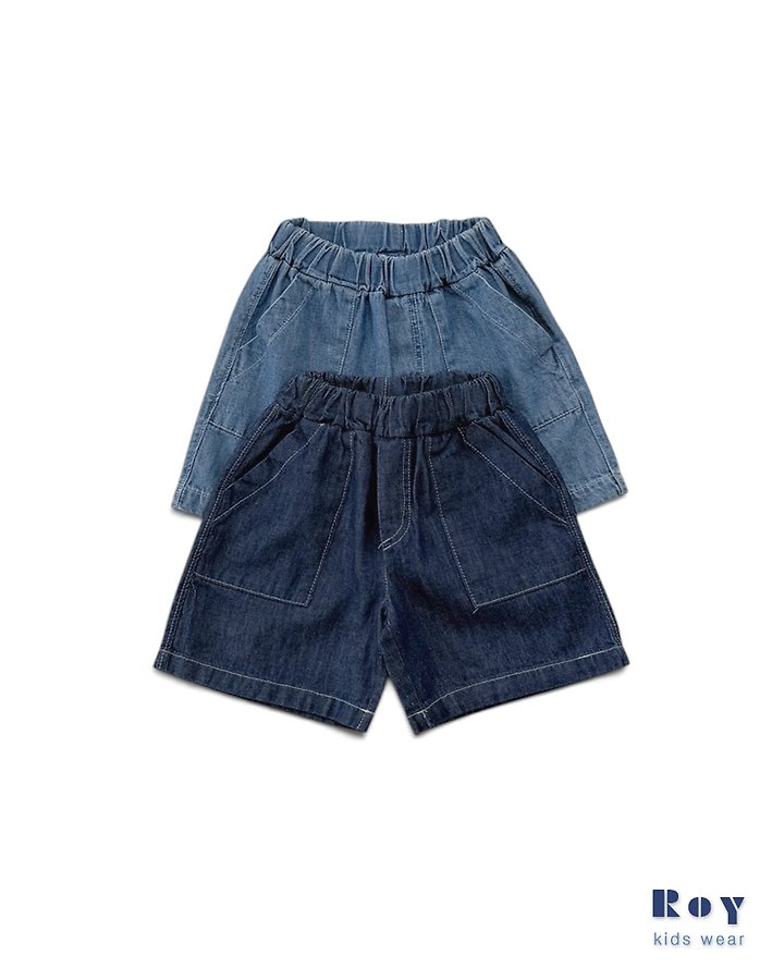 Roy - Korean Children Fashion - #Kfashion4kids - Urban Denim Shorts