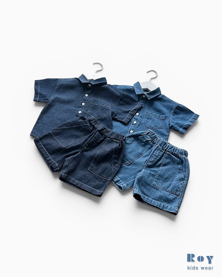 Roy - Korean Children Fashion - #Kfashion4kids - Urban Denim Shirt - 5