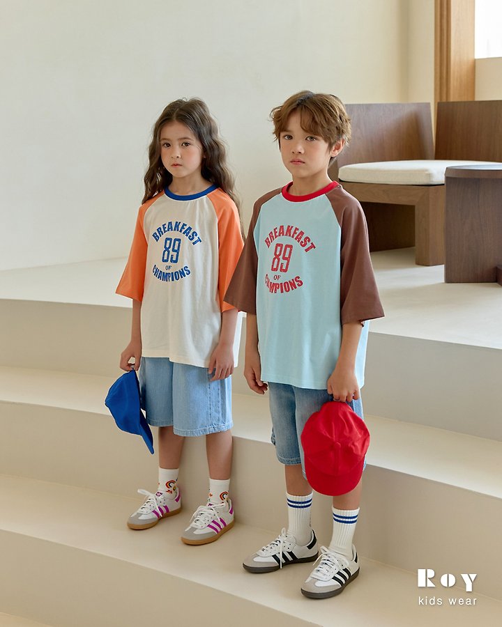 Roy - Korean Children Fashion - #Kfashion4kids - First Raglan Tee - 8