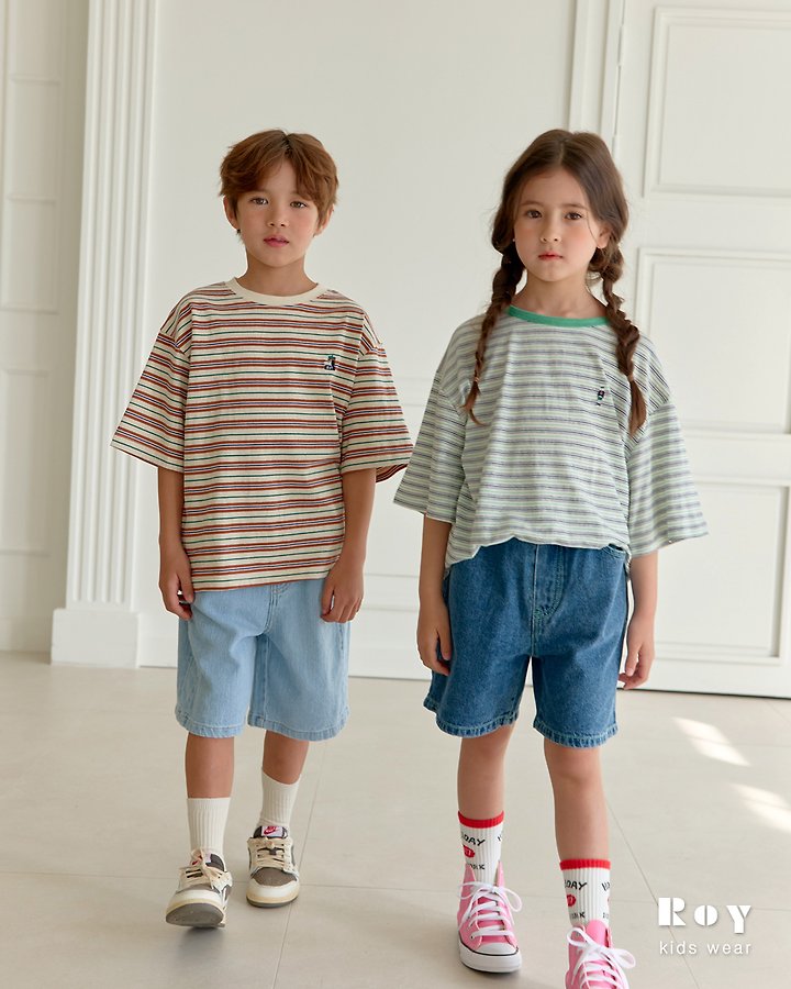 Roy - Korean Children Fashion - #prettylittlegirls - Toy Play Stripe Tee - 4