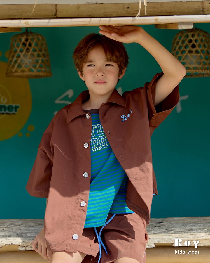 Roy - Korean Children Fashion - #childrensboutique - R String Half Jacket - 8