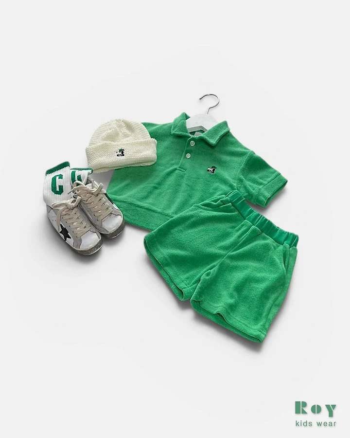 Roy - Korean Children Fashion - #childrensboutique - Ddori Terry Set - 5