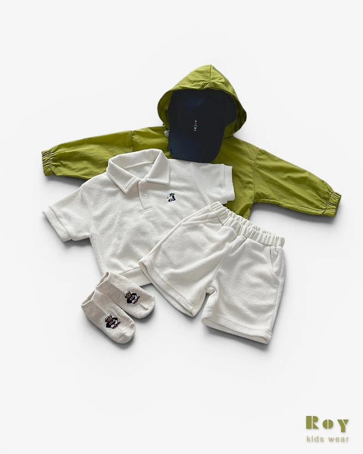 Roy - Korean Children Fashion - #kidsshorts - Ddori Terry Set - 9