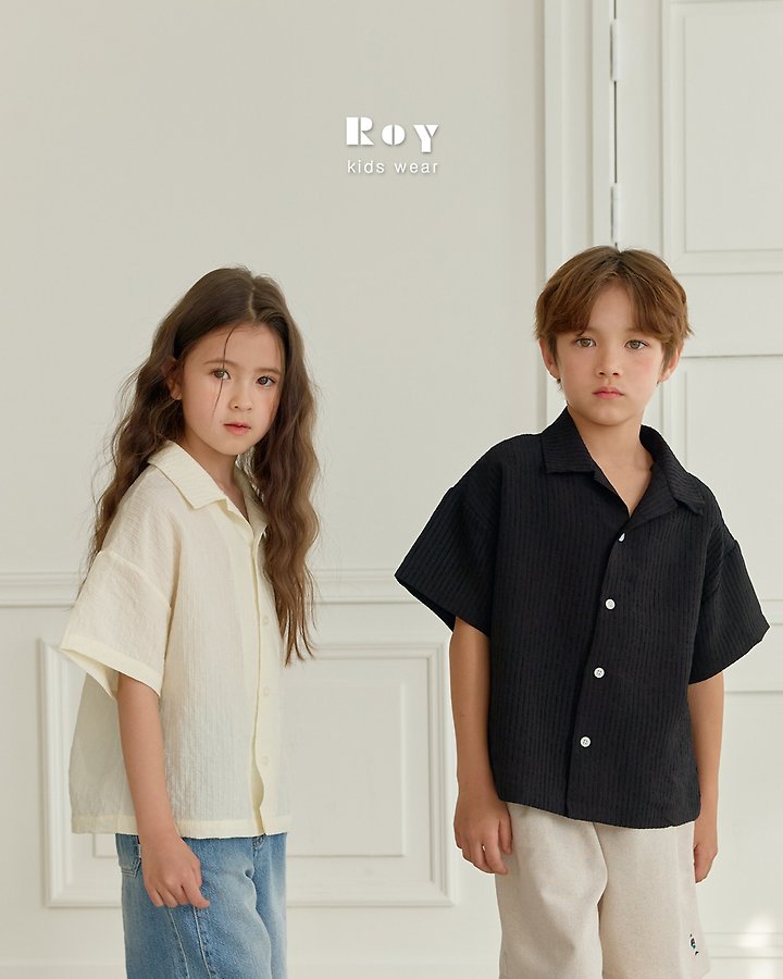 Roy - Korean Children Fashion - #kidsshorts - Moyenne Shirt - 3