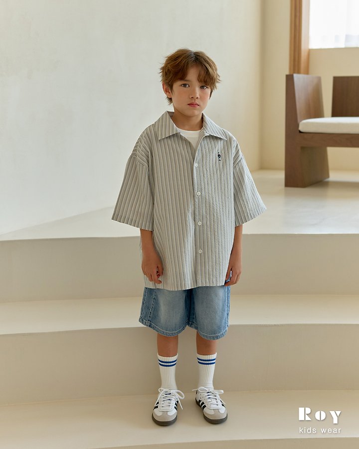 Roy - Korean Children Fashion - #kidsshorts - Toy Flap Shirt - 8