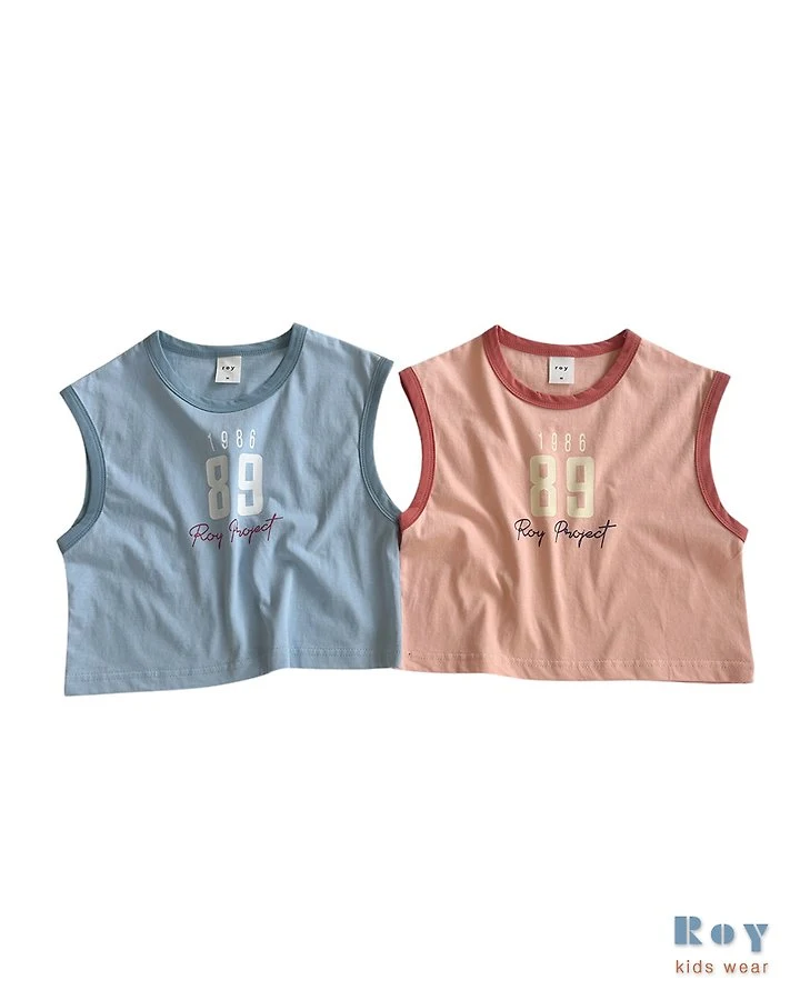 Roy - Korean Children Fashion - #kidsshorts - 89 Out Sleeveless Top - 4
