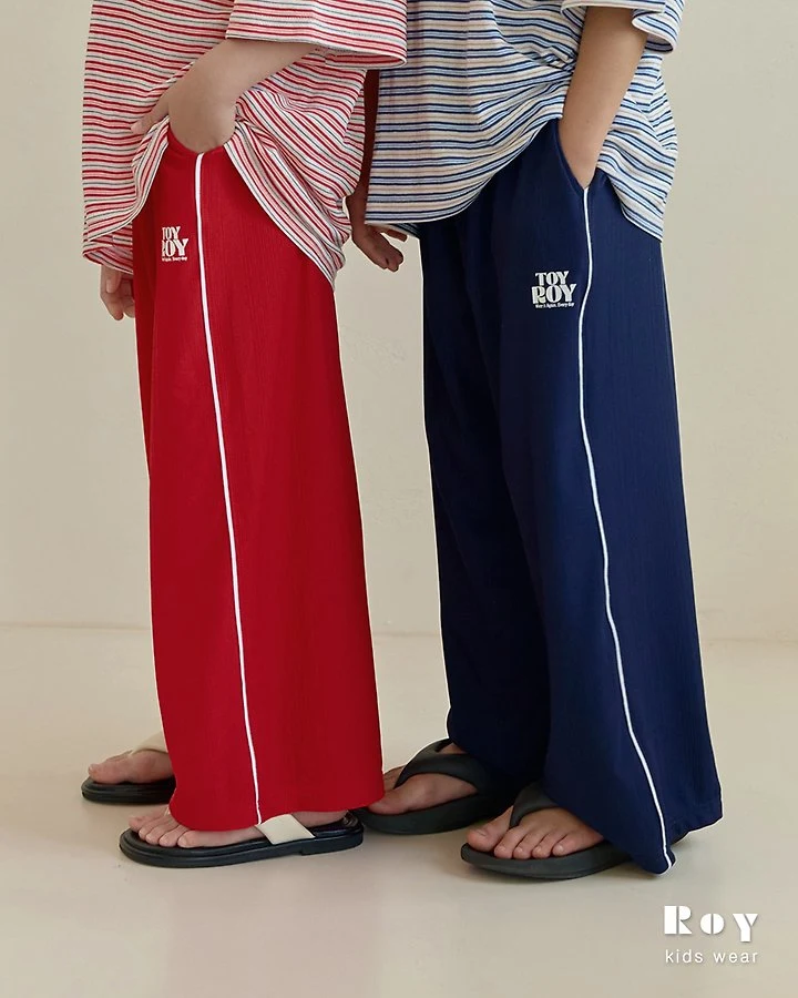 Roy - Korean Children Fashion - #kidzfashiontrend - Flowy Pants - 3