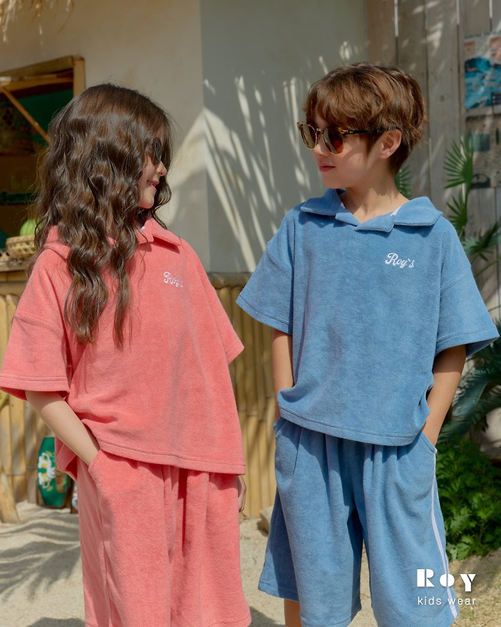 Roy - Korean Children Fashion - #Kfashion4kids - Track Terry Set-Up - 4