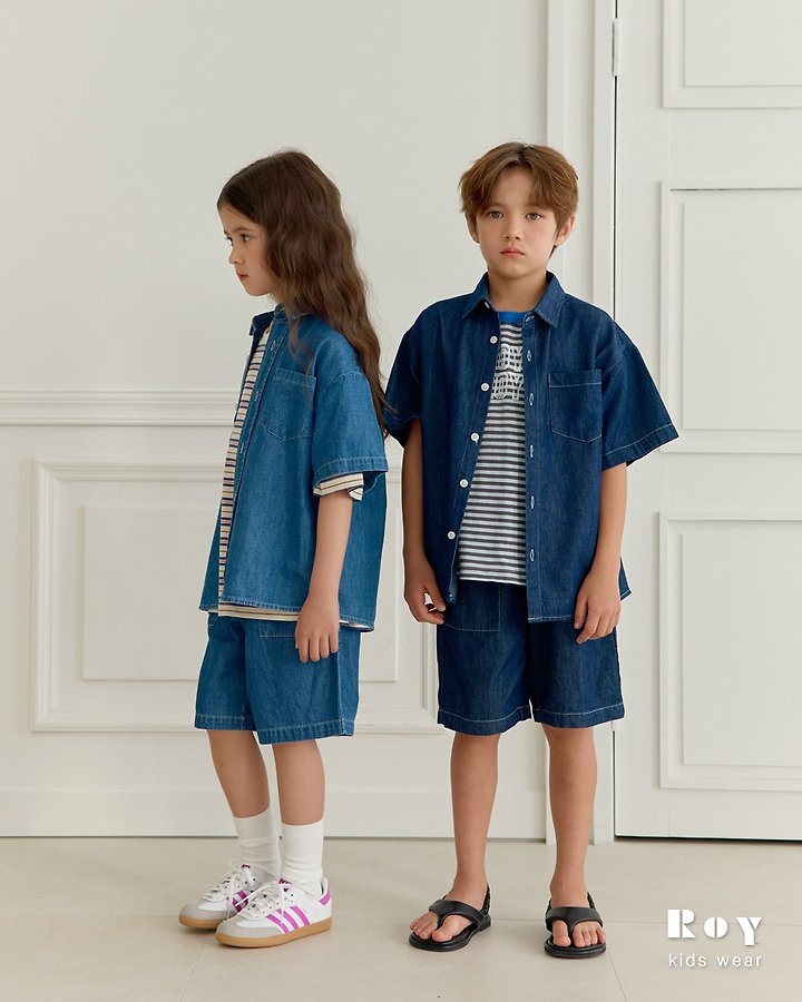 Roy - Korean Children Fashion - #magicofchildhood - Urban Denim Shorts - 3