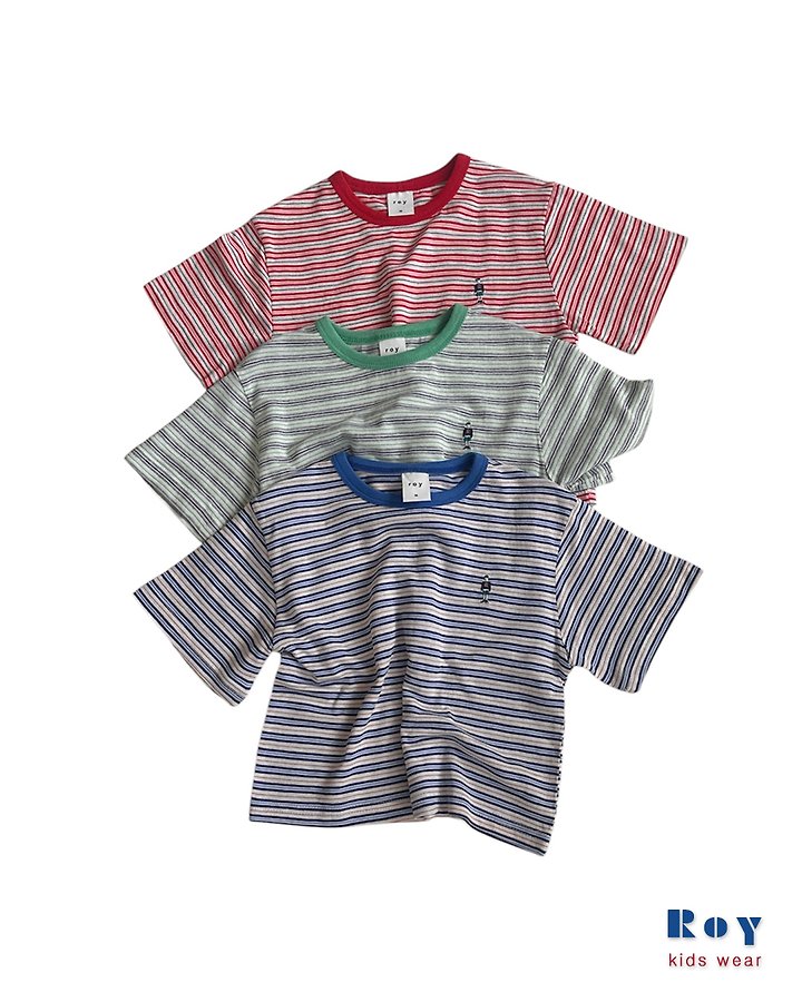 Roy - Korean Children Fashion - #magicofchildhood - Toy Play Stripe Tee