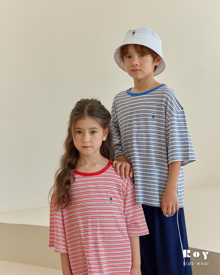 Roy - Korean Children Fashion - #prettylittlegirls - Toy Play Stripe Tee - 3