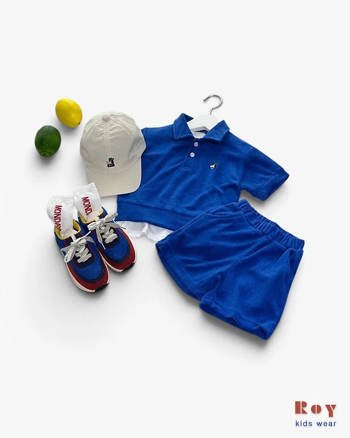 Roy - Korean Children Fashion - #stylishchildhood - Ddori Terry Set - 3