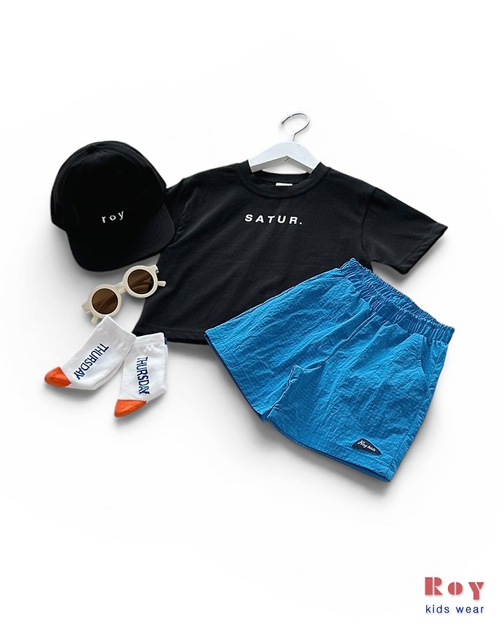 Roy - Korean Children Fashion - #todddlerfashion - CP Rib Shorts - 3