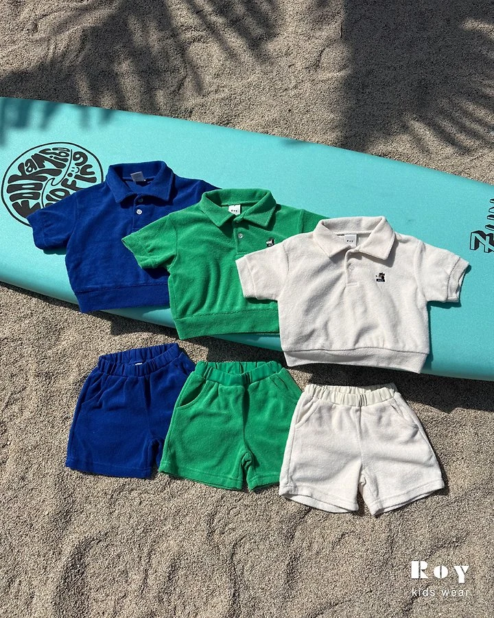Roy - Korean Children Fashion - #todddlerfashion - Ddori Terry Set