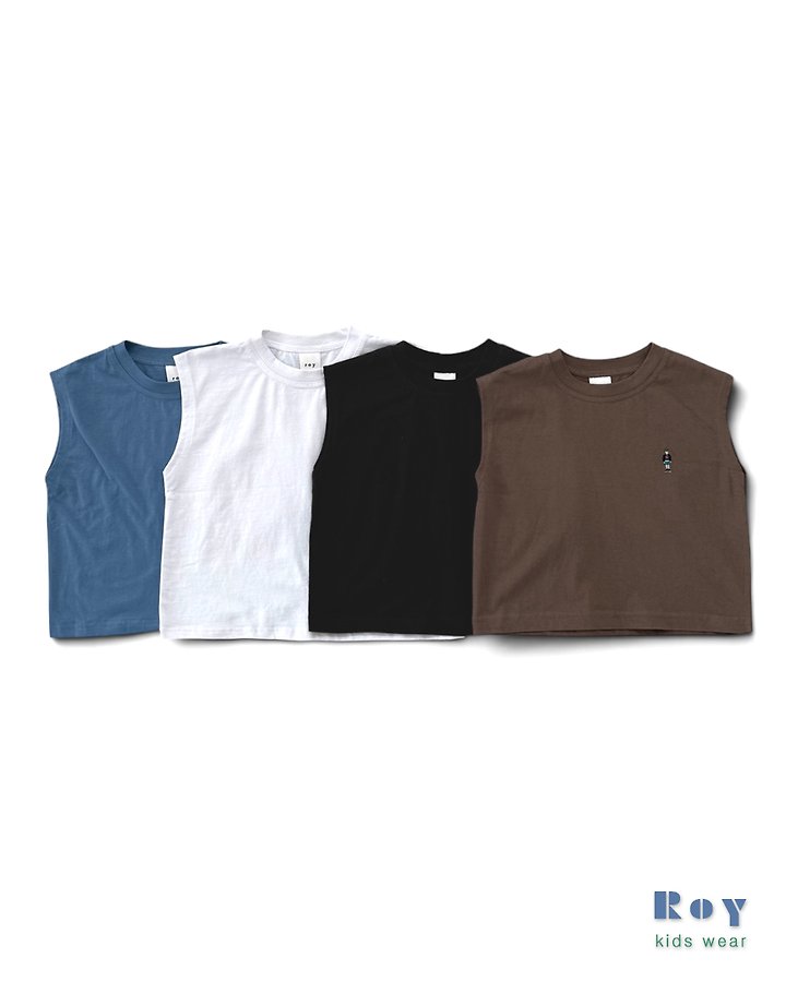 Roy - Korean Children Fashion - #todddlerfashion - Toy Silket Sleeveless Tee - 9