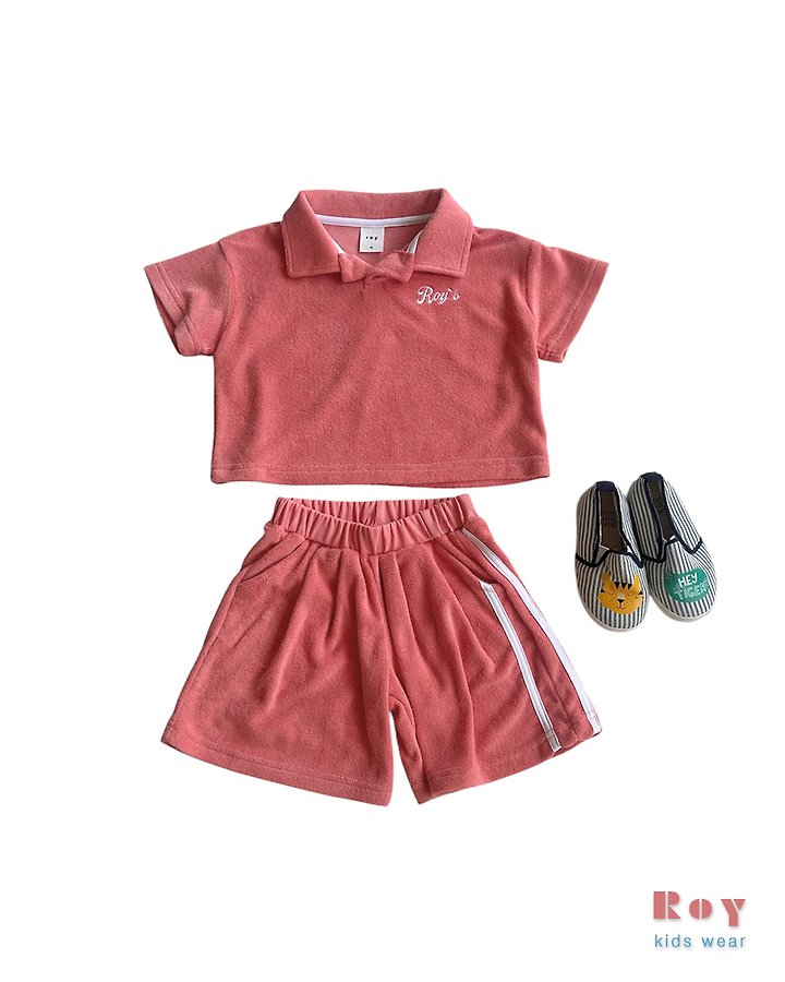 Roy - Korean Children Fashion - #todddlerfashion - Track Terry Set-Up - 7