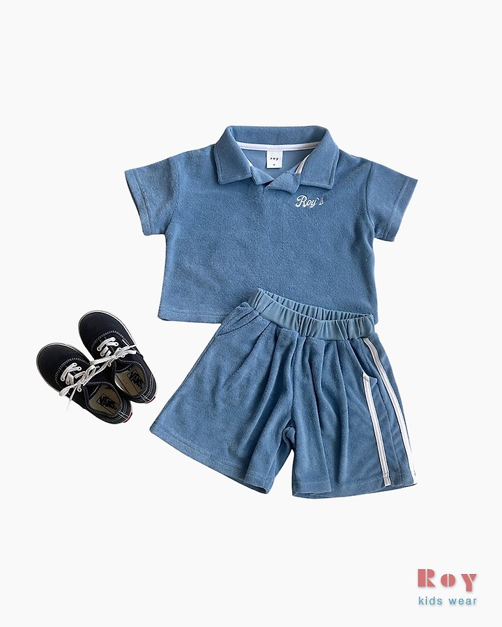 Roy - Korean Children Fashion - #toddlerclothing - Track Terry Set-Up - 8