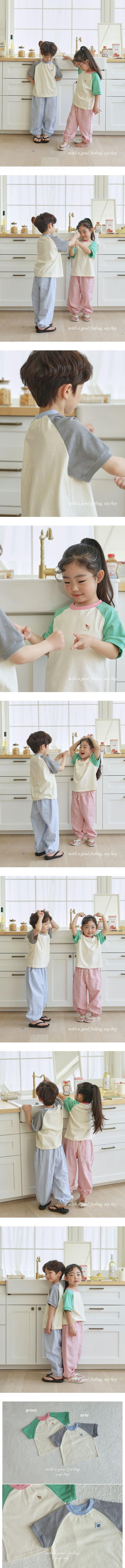 Say Hey - Korean Children Fashion - #Kfashion4kids - Watermelon Bar Jaws Bar Tee