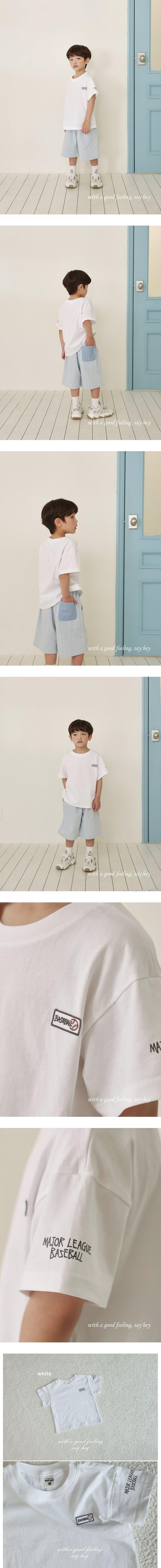 Say Hey - Korean Children Fashion - #magicofchildhood - Baseball Tee