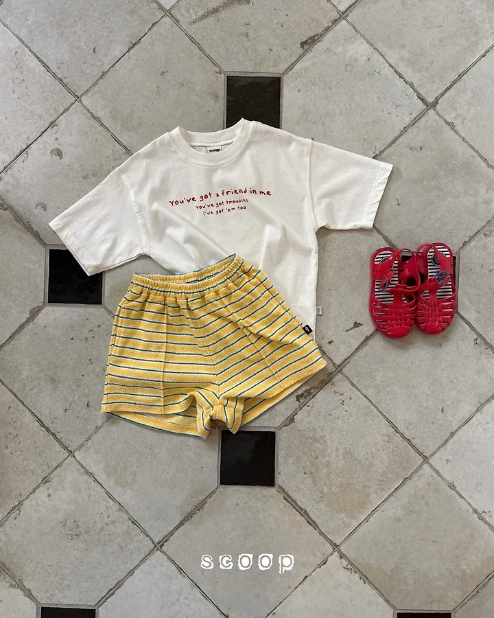 Scoop - Korean Children Fashion - #childofig - Cozy Terry Shorts - 7
