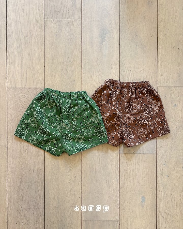 Scoop - Korean Children Fashion - #childofig - Paisley Shorts - 2