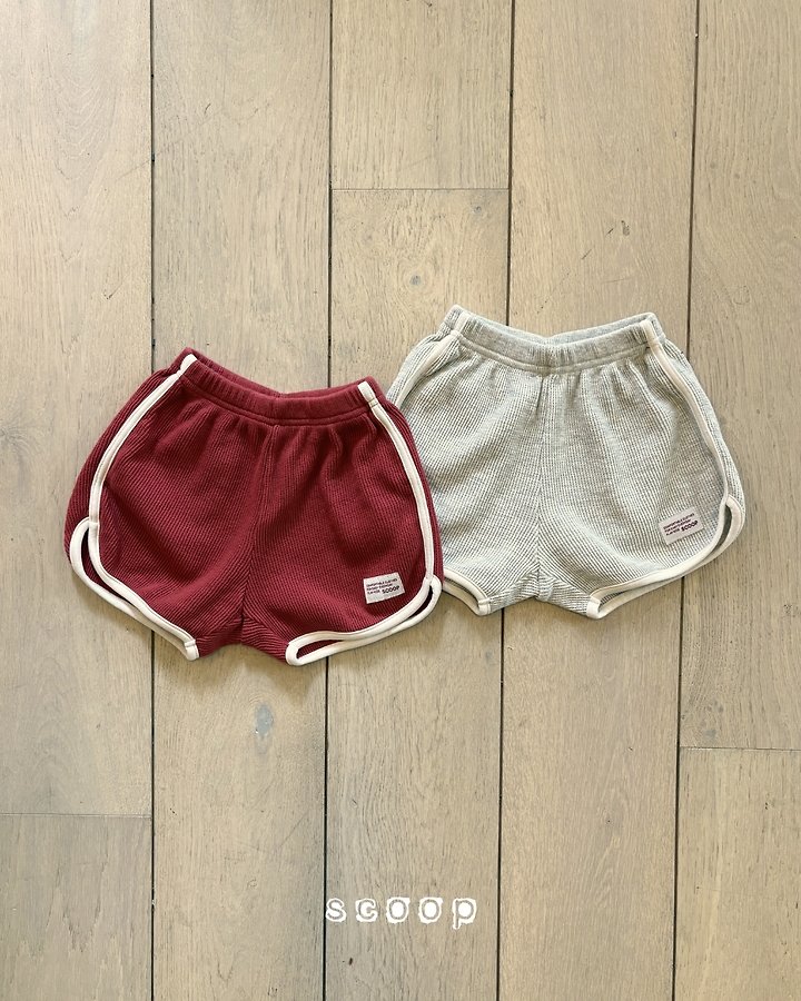 Scoop - Korean Children Fashion - #childofig - Waffle Ribbed Shorts