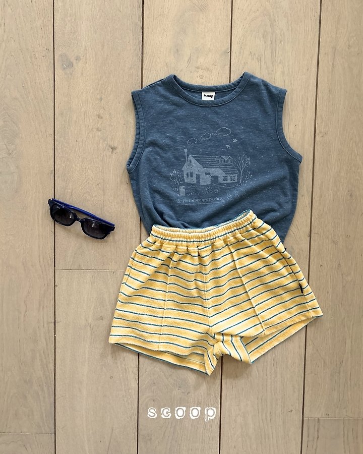 Scoop - Korean Children Fashion - #childrensboutique - Cozy Terry Shorts - 8