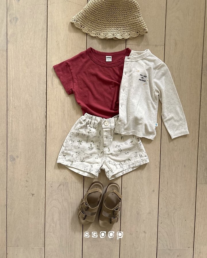 Scoop - Korean Children Fashion - #designkidswear - Creamy Modal Tee - 9