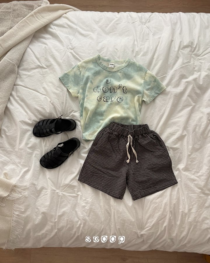 Scoop - Korean Children Fashion - #discoveringself - Mini Check Shorts - 7