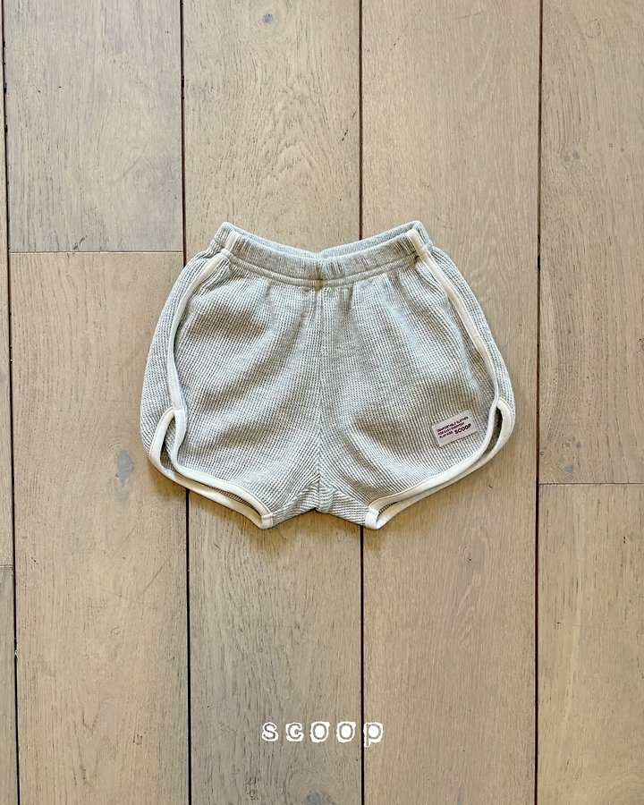 Scoop - Korean Children Fashion - #designkidswear - Waffle Ribbed Shorts - 4