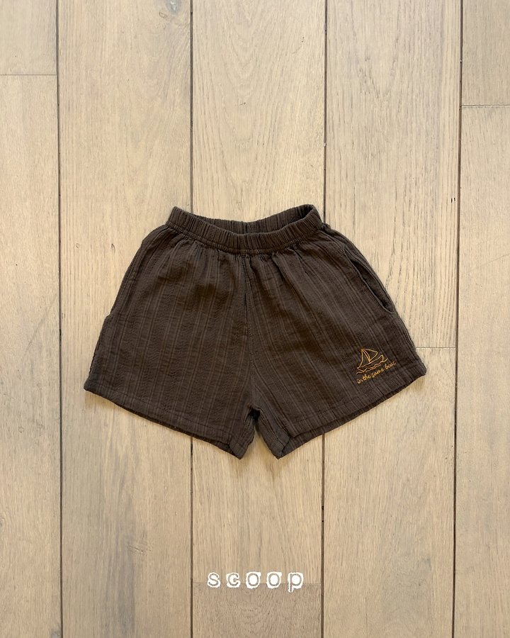 Scoop - Korean Children Fashion - #discoveringself - Boat Collar Shorts - 2