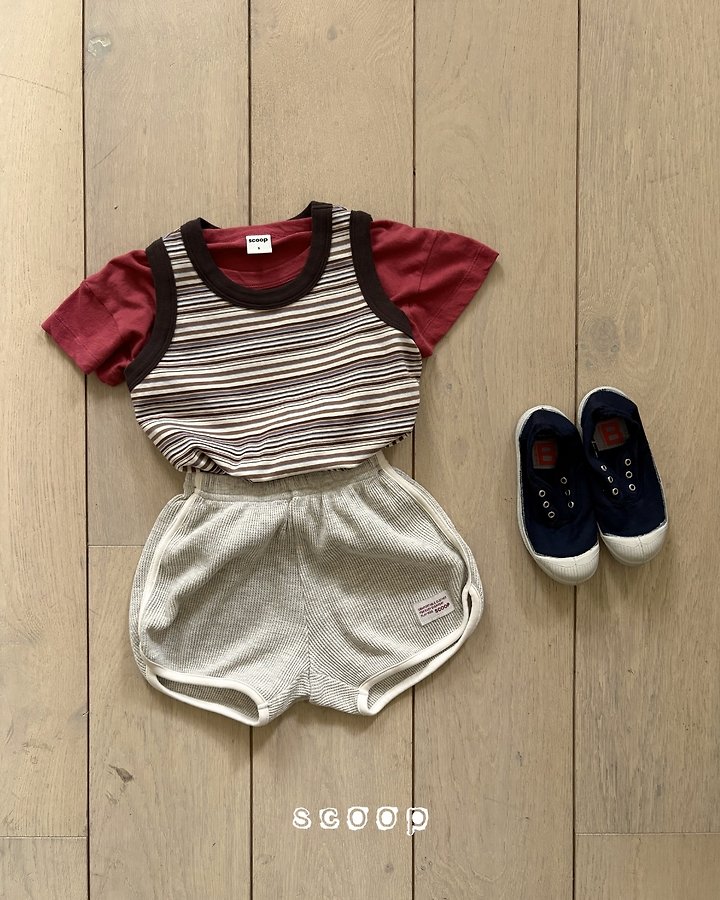 Scoop - Korean Children Fashion - #discoveringself - Creamy Modal Tee - 10