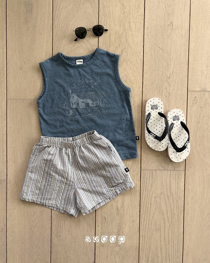 Scoop - Korean Children Fashion - #fashionkids - Country Sleeveless Top - 10