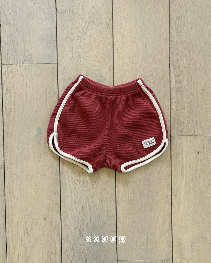 Scoop - Korean Children Fashion - #fashionkids - Waffle Ribbed Shorts - 5