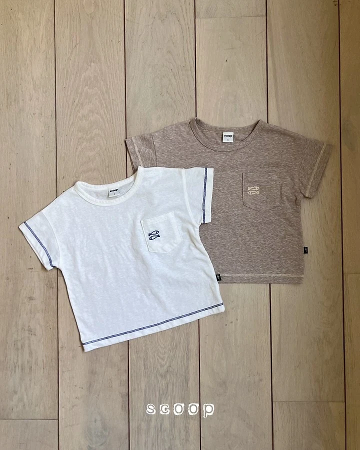 Scoop - Korean Children Fashion - #fashionkids - Fish Chain Tee