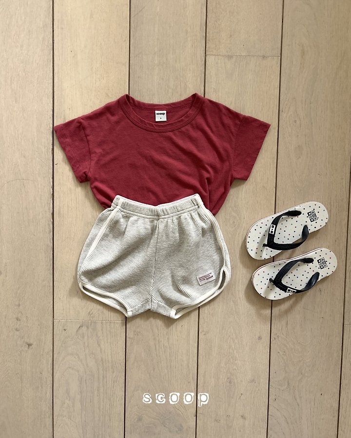 Scoop - Korean Children Fashion - #fashionkids - Creamy Modal Tee - 11