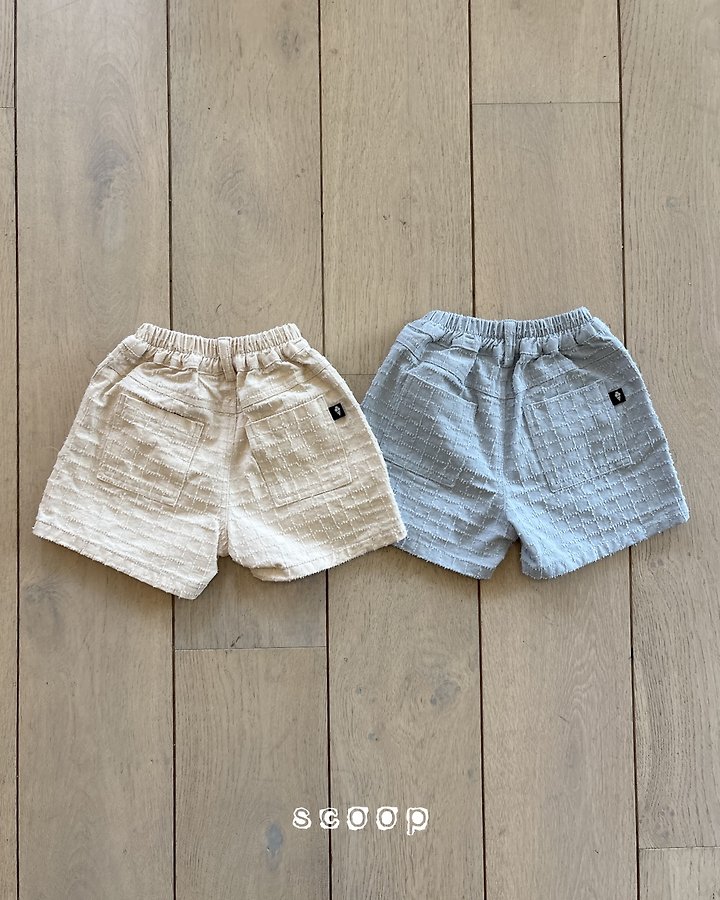 Scoop - Korean Children Fashion - #kidsstore - Denim Punching Shorts - 2