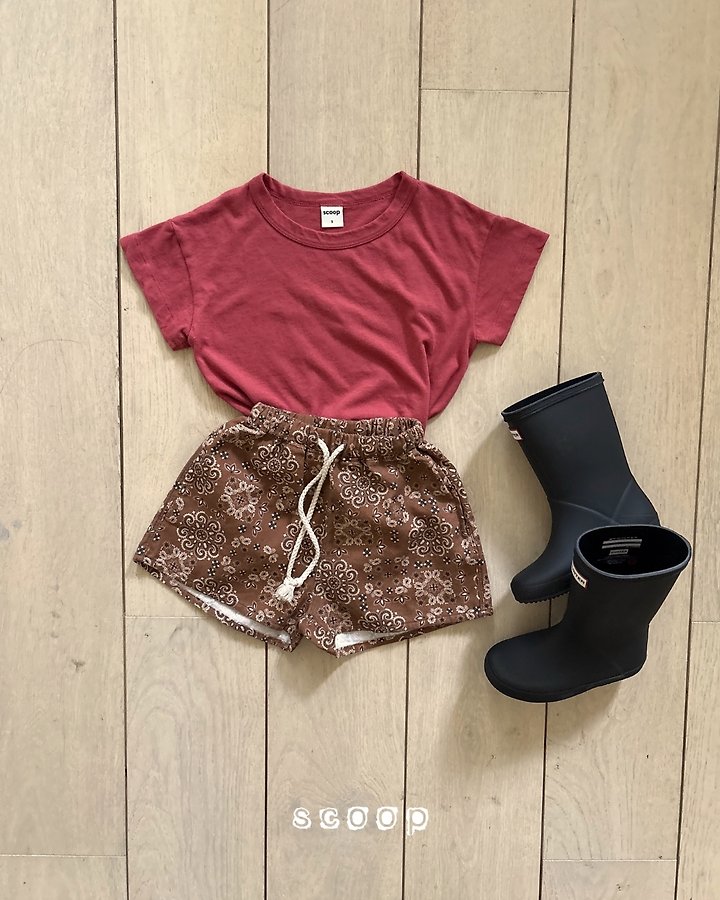 Scoop - Korean Children Fashion - #kidsstore - Paisley Shorts - 9