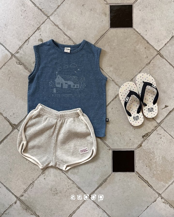 Scoop - Korean Children Fashion - #kidsstore - Waffle Ribbed Shorts - 7