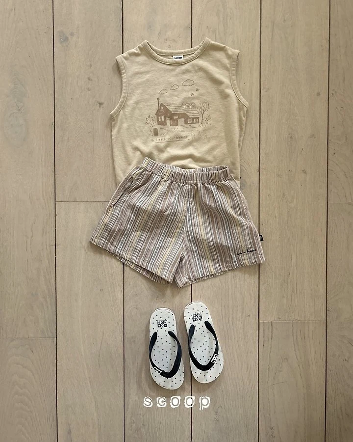 Scoop - Korean Children Fashion - #kidsstore - Breeze Stripe Shorts - 6