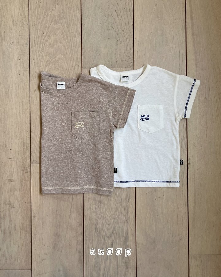 Scoop - Korean Children Fashion - #kidsstore - Fish Chain Tee - 3