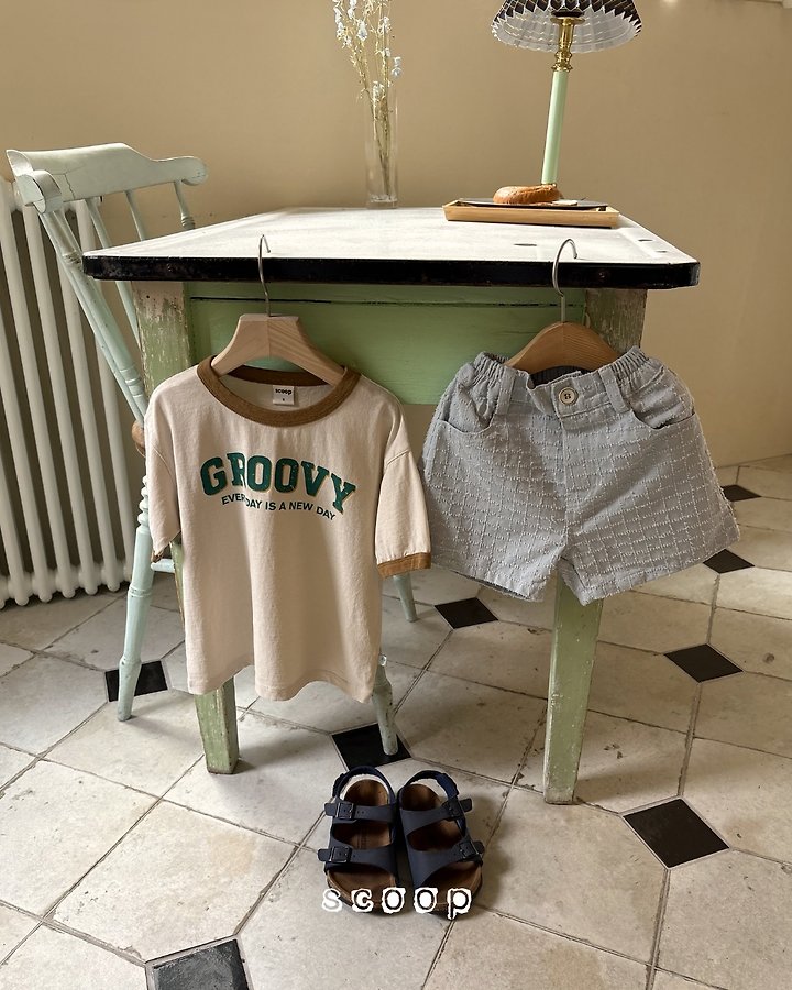 Scoop - Korean Children Fashion - #kidzfashiontrend - Denim Punching Shorts - 3