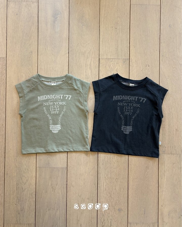 Scoop - Korean Children Fashion - #kidzfashiontrend - Pigment Bulb Sleeveless Top