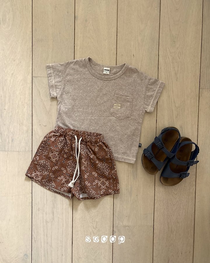 Scoop - Korean Children Fashion - #kidzfashiontrend - Paisley Shorts - 10
