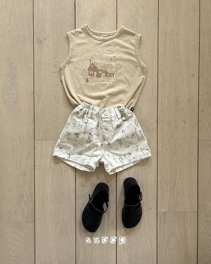 Scoop - Korean Children Fashion - #Kfashion4kids - Forest Shorts - 4