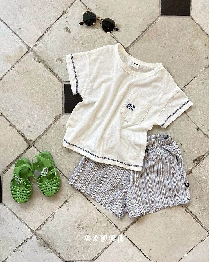 Scoop - Korean Children Fashion - #littlefashionista - Breeze Stripe Shorts - 9