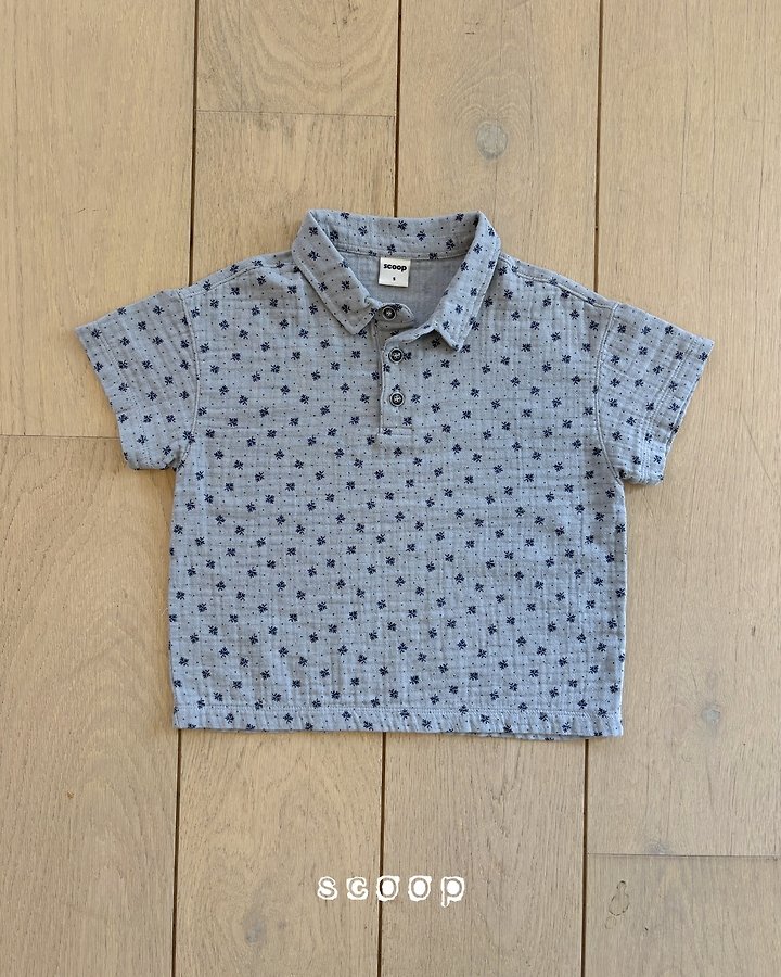 Scoop - Korean Children Fashion - #littlefashionista - Cottage Collar Tee - 2