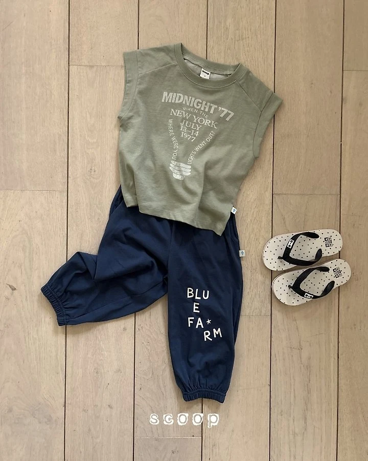 Scoop - Korean Children Fashion - #littlefashionista - Pigment Bulb Sleeveless Top - 4