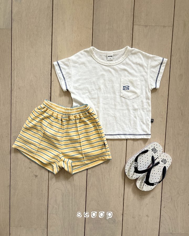 Scoop - Korean Children Fashion - #magicofchildhood - Fish Chain Tee - 7